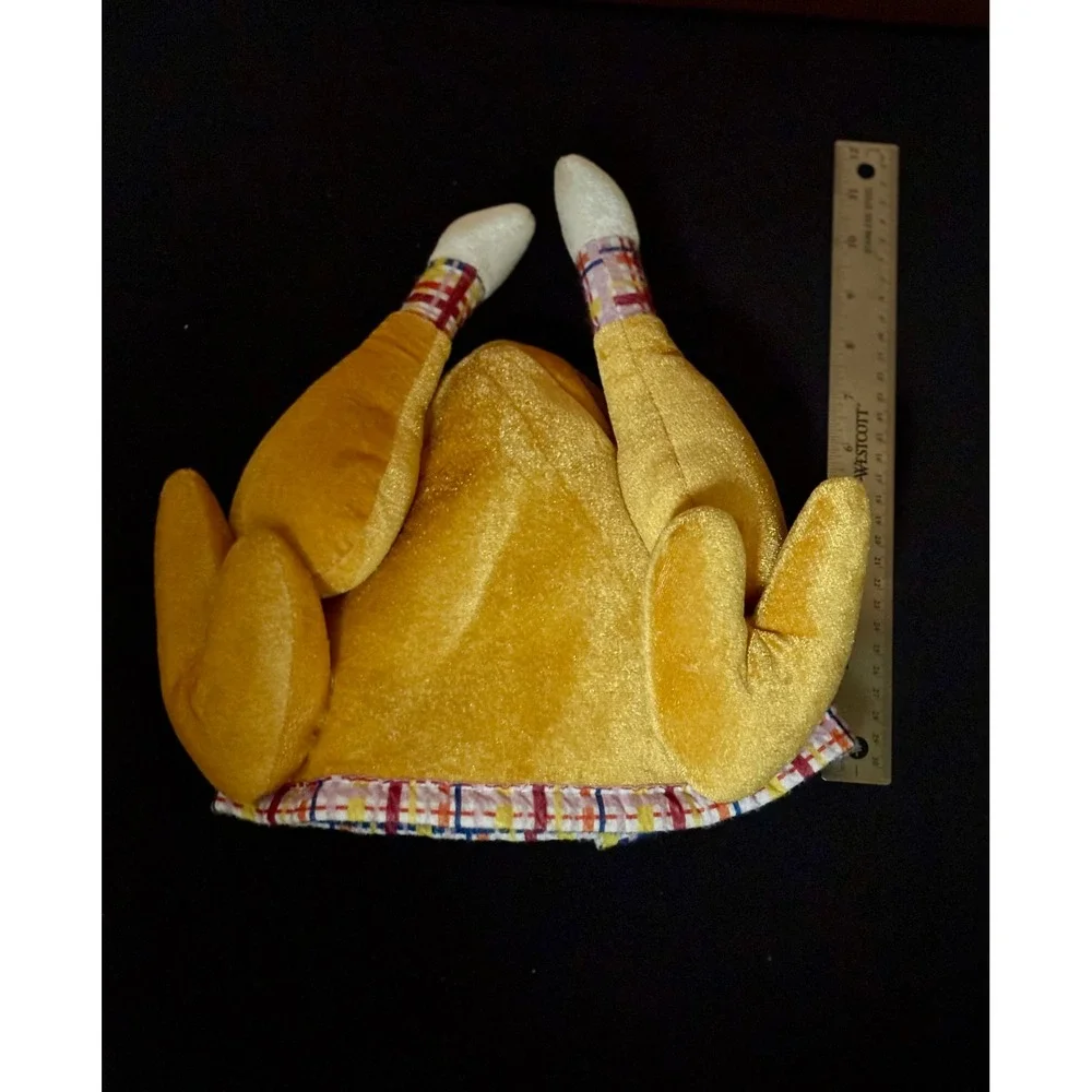 Packed Party Roasted Turkey Plush Hat Thanksgiving Costume Novelty Halloween